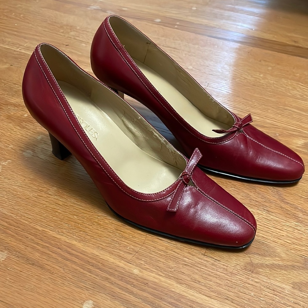 Cranberry/wine red heels